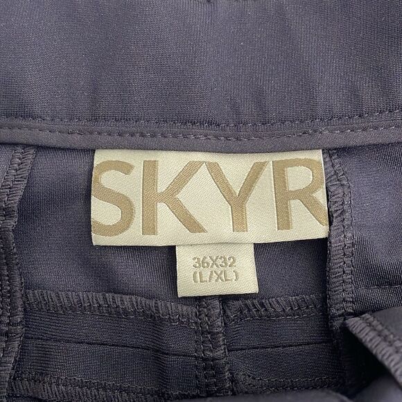 NWT Skyr Men's 36x32 Dress Pants Moisture Wicking Slim Fit Tricot Destiny - Picture 5 of 7